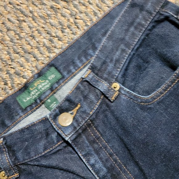 Luxury EUC Lauren Ralph Lauren Classic Straight Jean Size 8 - Picture 7 of 15